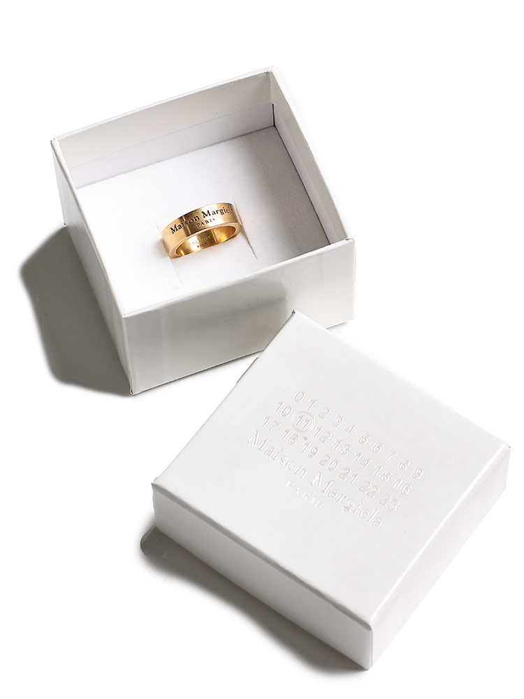 Maison Margiela (メゾン マルジェラ) ロゴ リング 6mm MESM1UQ0081