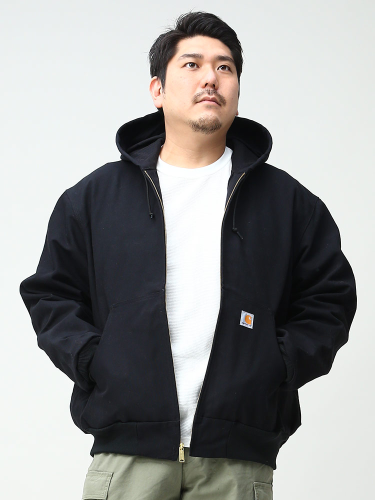 大きいサイズ メンズ Carhartt (カーハート) フード フルジップ