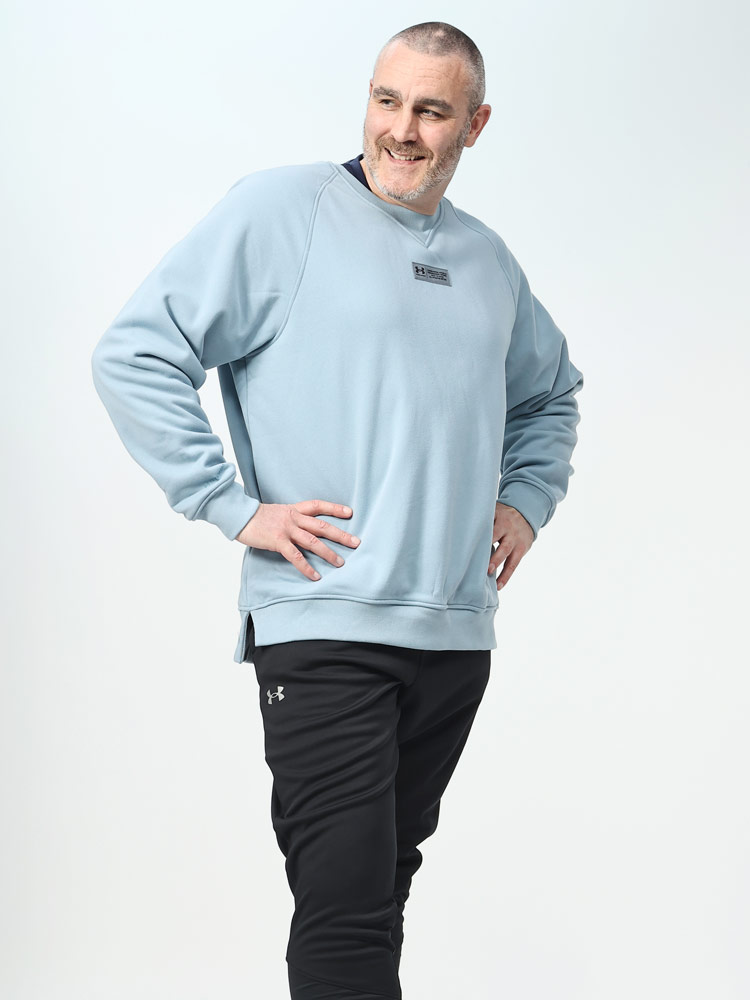 LOOSE STORM 裏フリース クルーネック トレーナー DNA FLEECE CREW