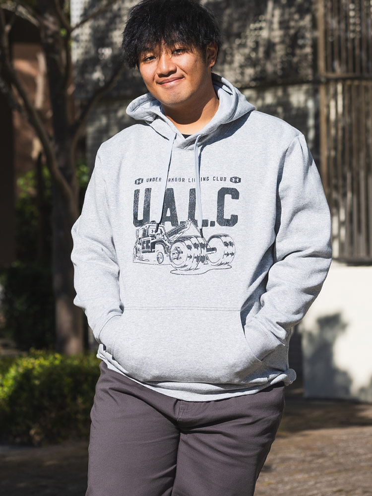 プルオーバー パーカー LOOSE 裏起毛 RIVAL FLEECE BL PRINTED