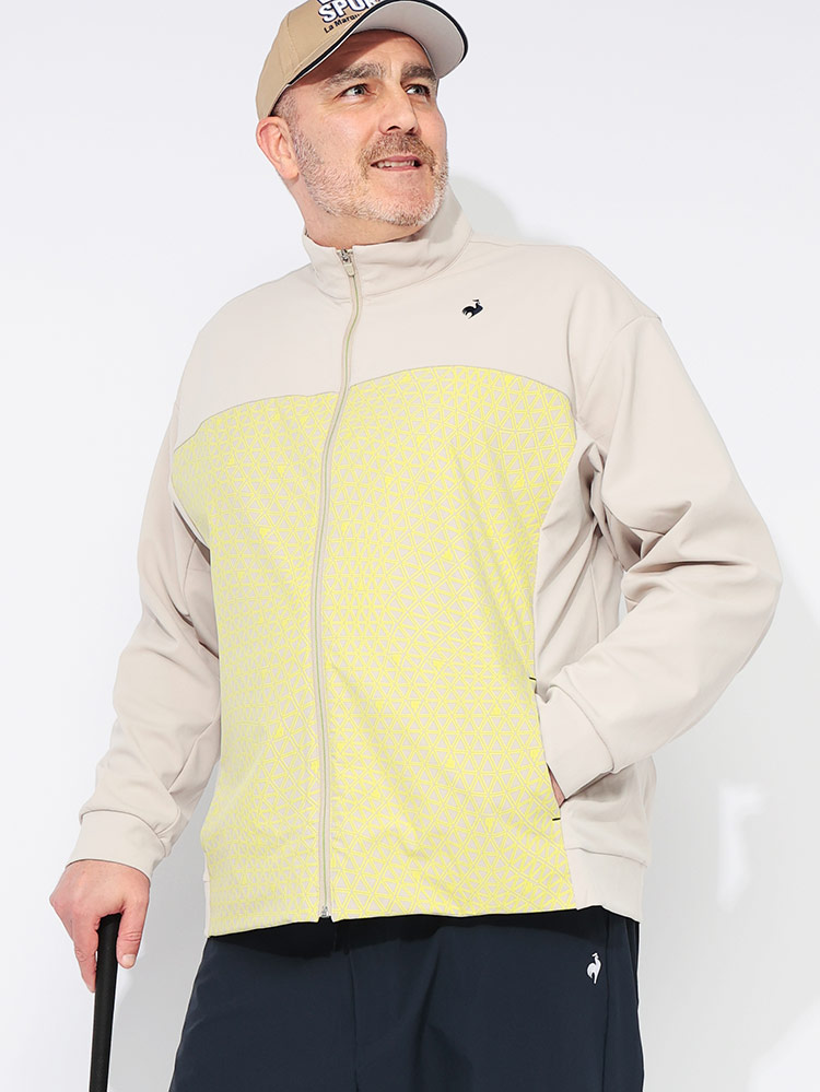 フルジップ ジャケット GOLF 防風 撥水 ストレッチ アウター ブルゾン