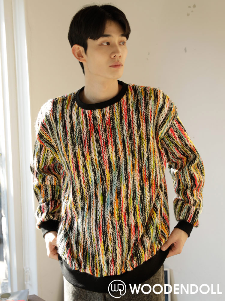 WOODENDOLL(ウッディンドール) 3D クルーネック クージーニット