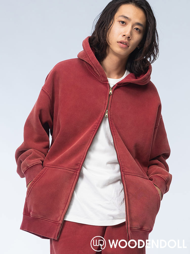 WOODENDOLL (ウッディンドール) 裏起毛 ヴィンテージライク フルジップ