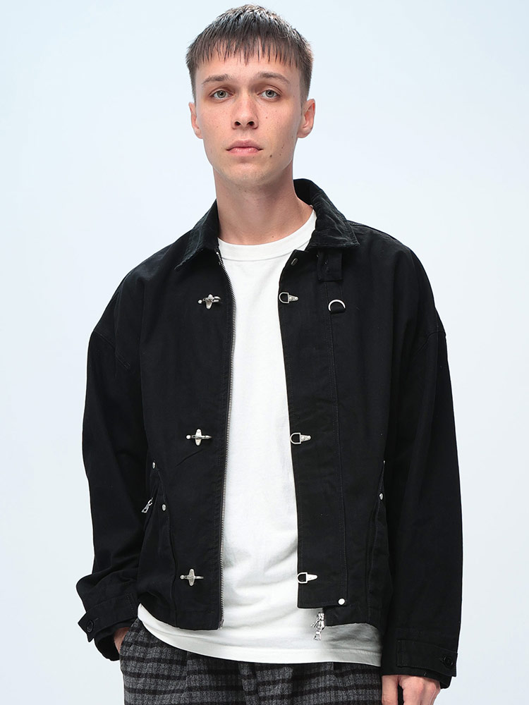 WOODENDOLL (ウッディンドール) バックルジップ ダックジャケット