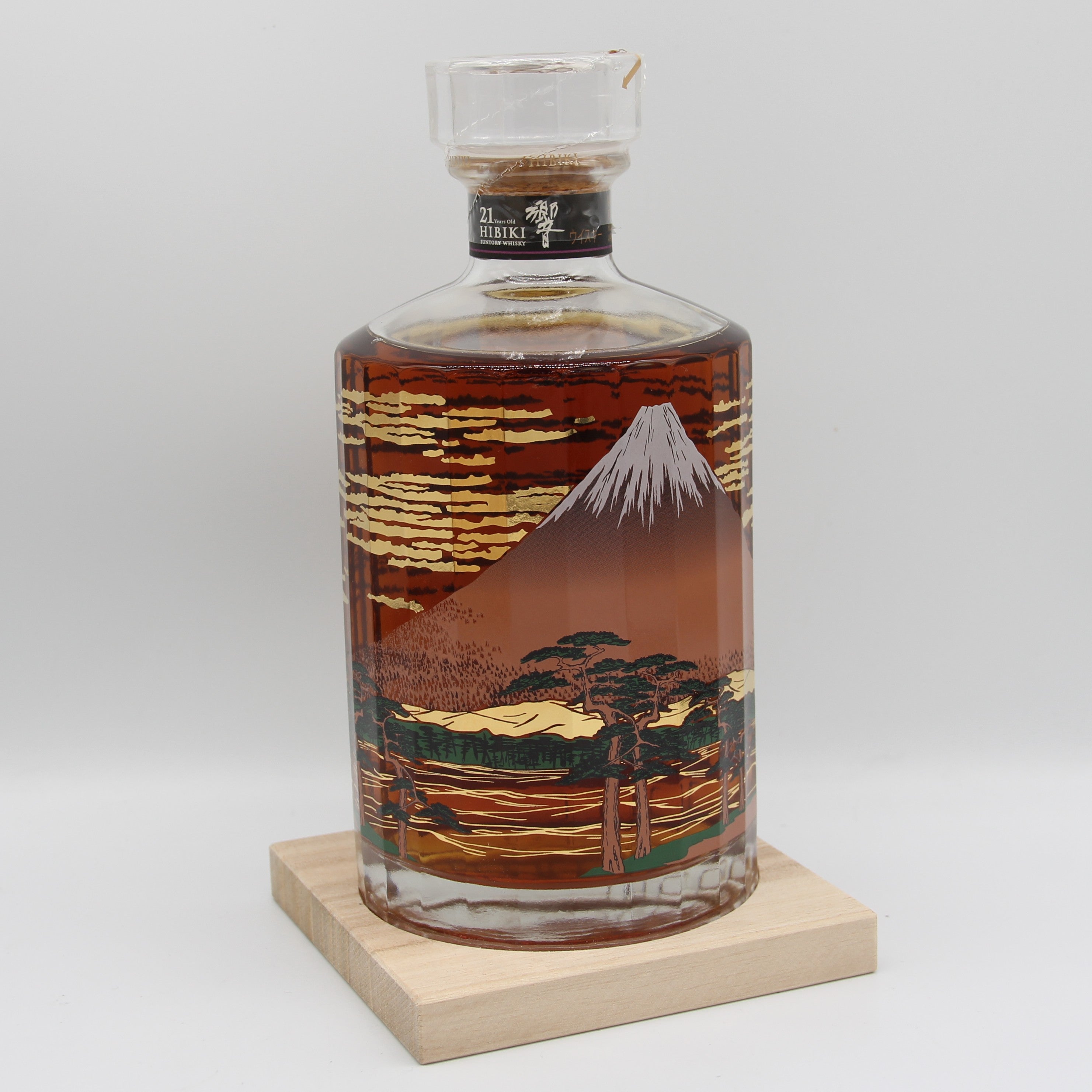 サントリー ウイスキー 響21年 意匠ボトル 富士風雲図 2015 43% 700ml