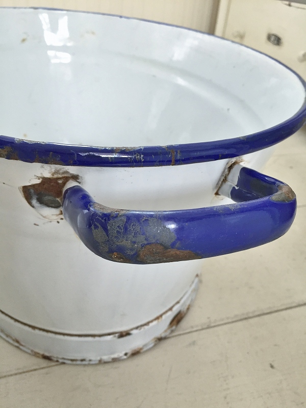 フランスホーロー製ベビーバスはかわいいアンティークネットショップ