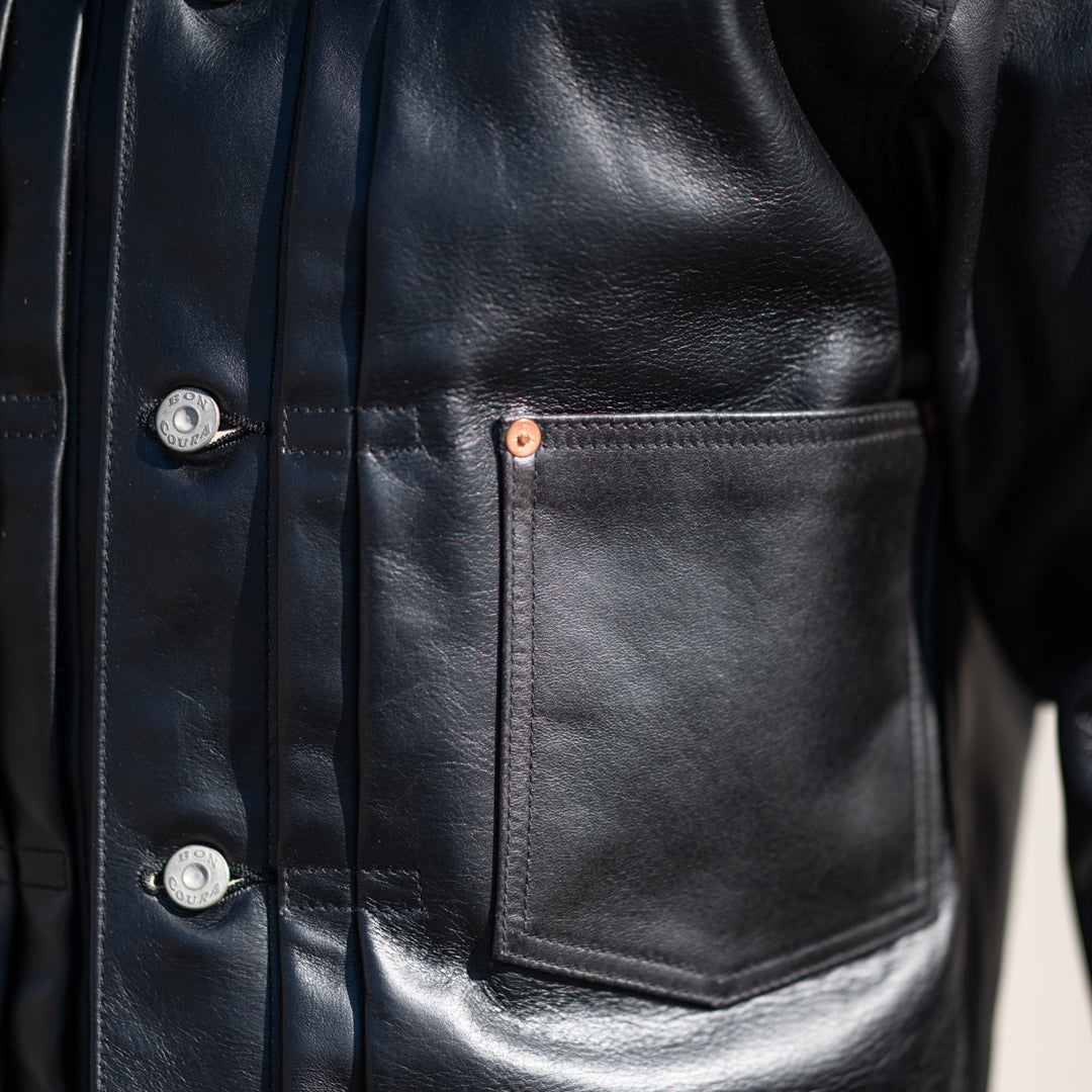 Leather Jacket 1st black – BONCOURA Official Online Store
