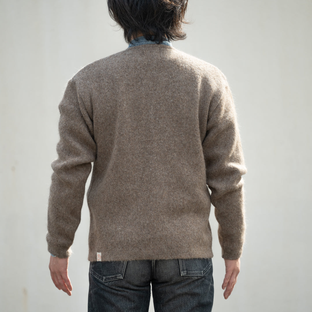 Alpaca Mohair Cardigan mocha – BONCOURA Official Online Store