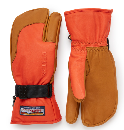 Hestra 3フィンガーグローブ 8サイズ オレンジ Hestra 3フィンガー