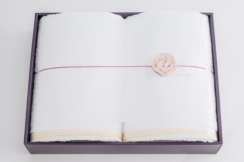 今治タオルブランド sara-la「縁」バスタオル2枚セット | 今治タオル