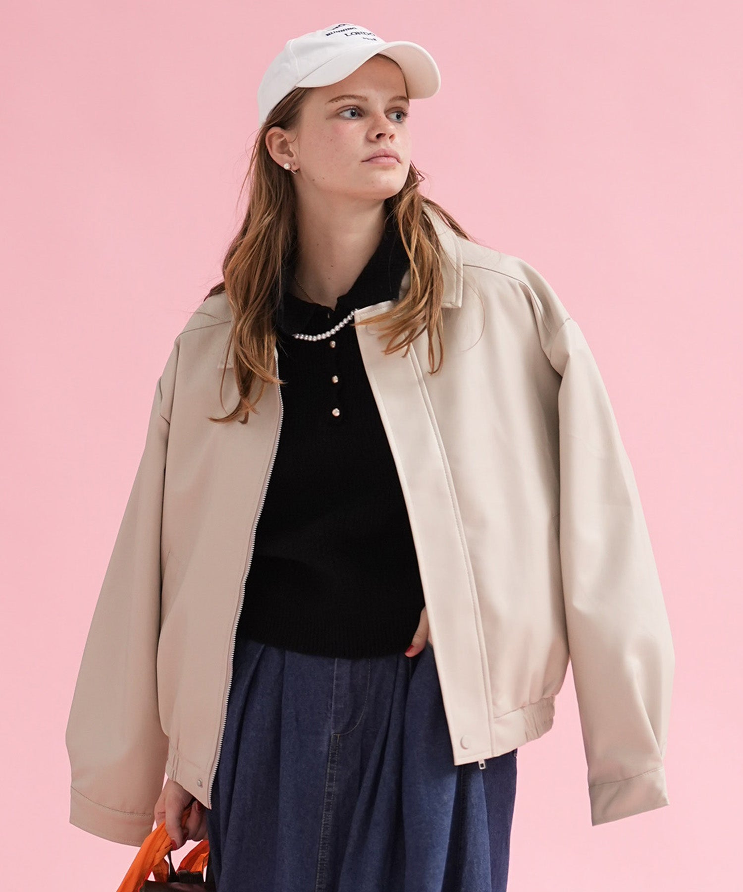 シンセティックレザージャケット – sara&cake