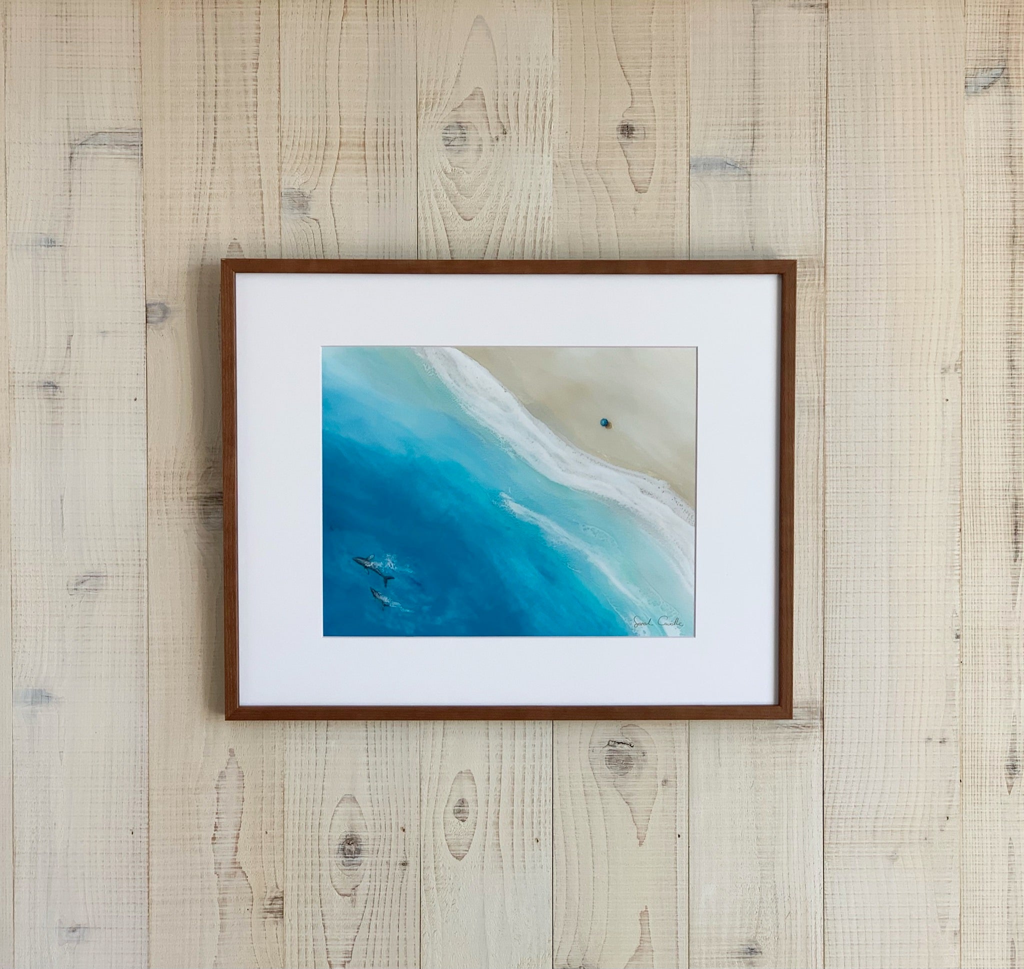 Sarah Caudle / サラカードル】”Big Beach”Matted Print – Sarah
