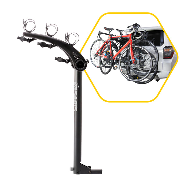 Bones 3-Bike Hitch Rack With Easy Fold Design and Tilting Base – Saris