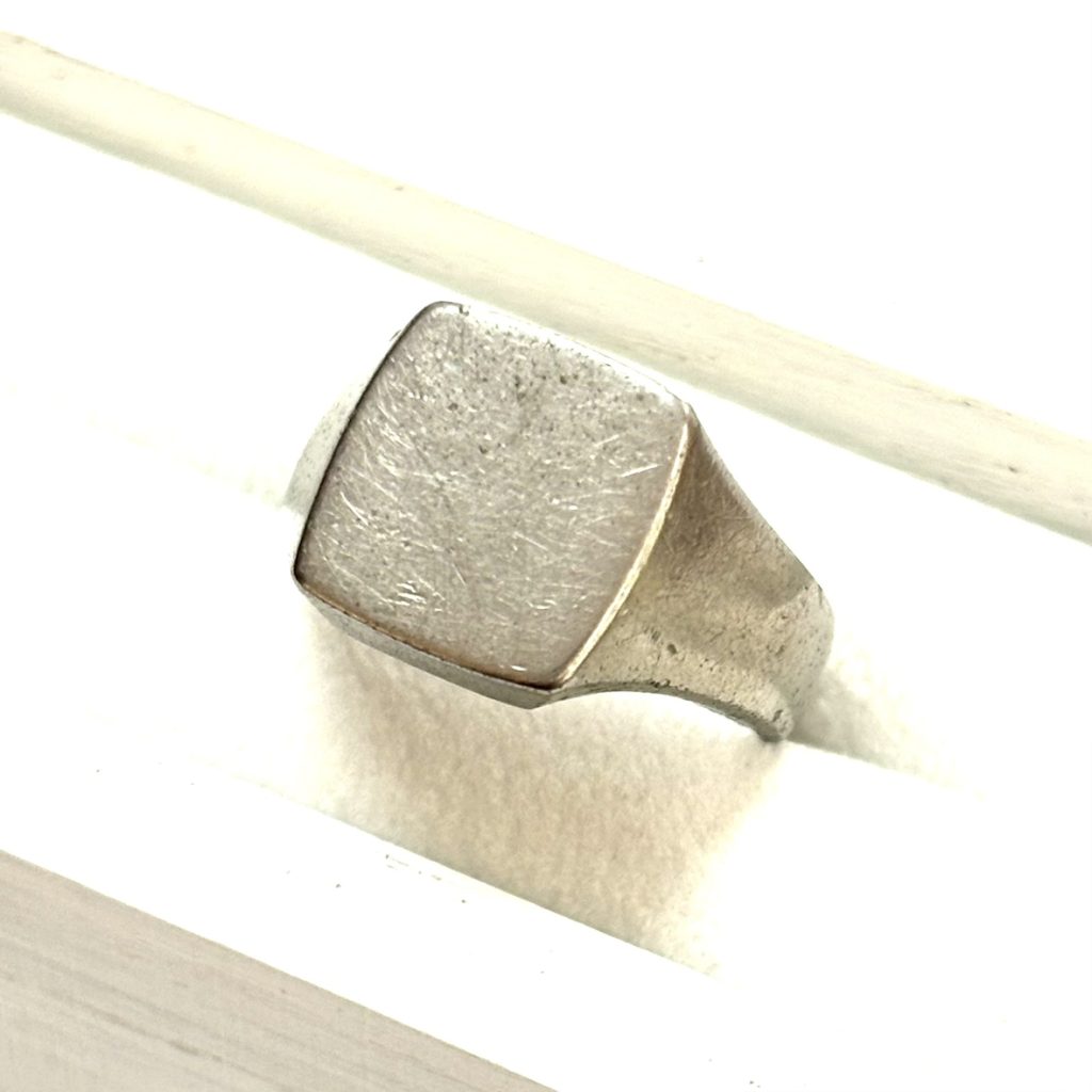 Pt850 プラチナ 印台 リングの買取実績 | 買取専門店さすがや