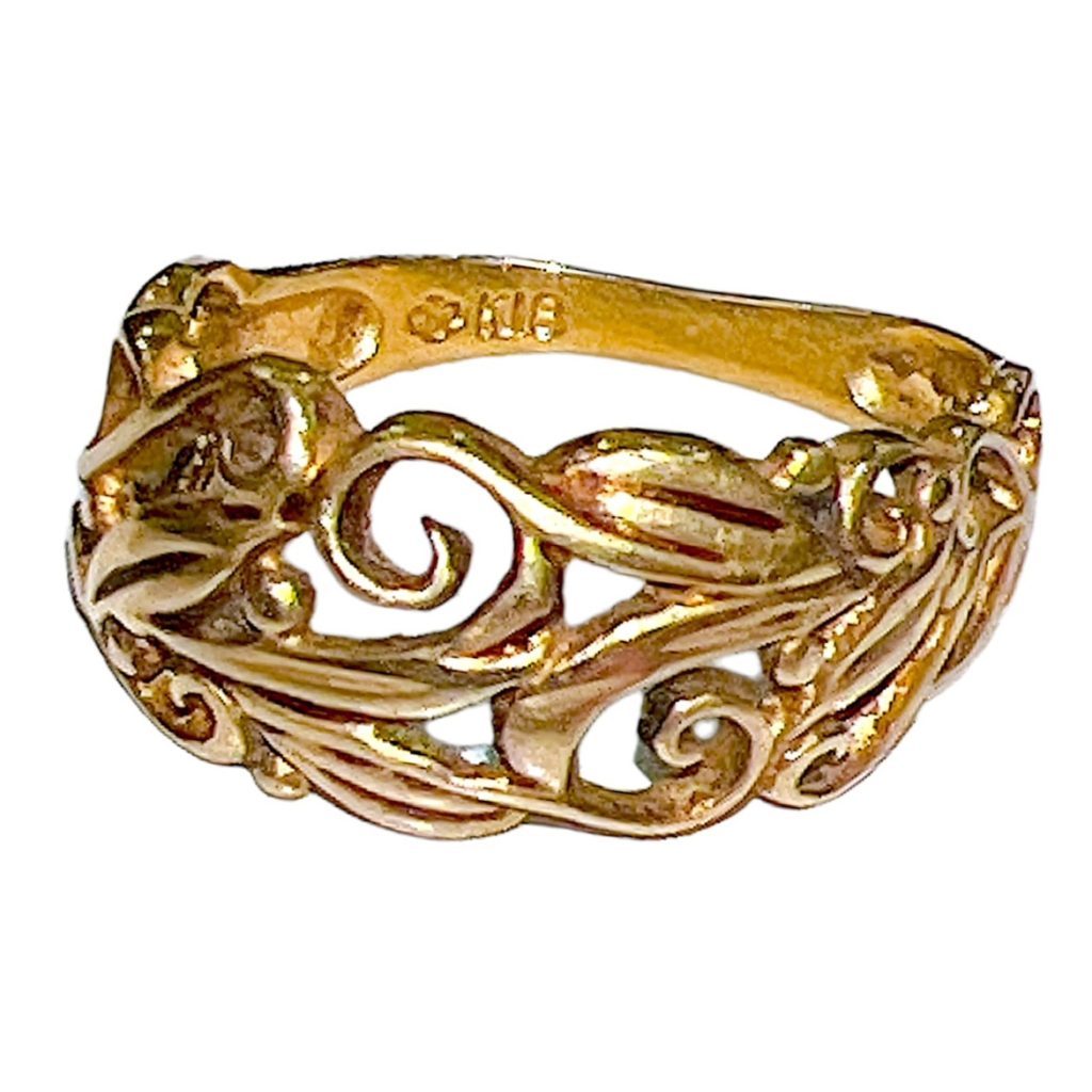 K18】ジュエリーマキリング 透かしデザイン 唐草の買取実績 | 買取専門