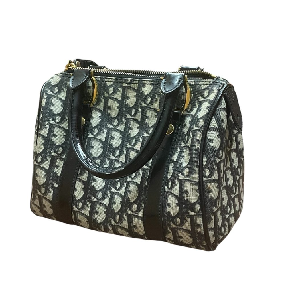 Christian Dior クリスチャンディオール トロッター柄 ミニボストンの