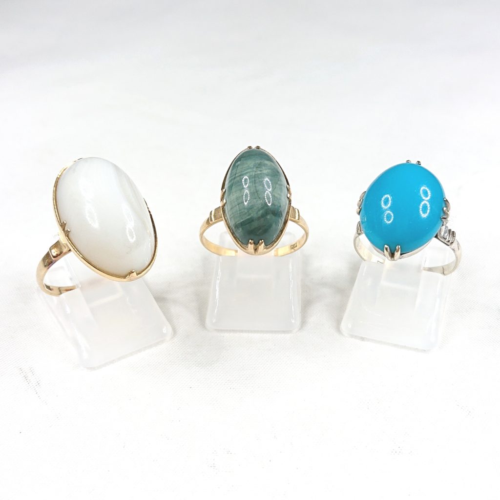 K18 色石付リングおまとめの買取実績 | 買取専門店さすがや