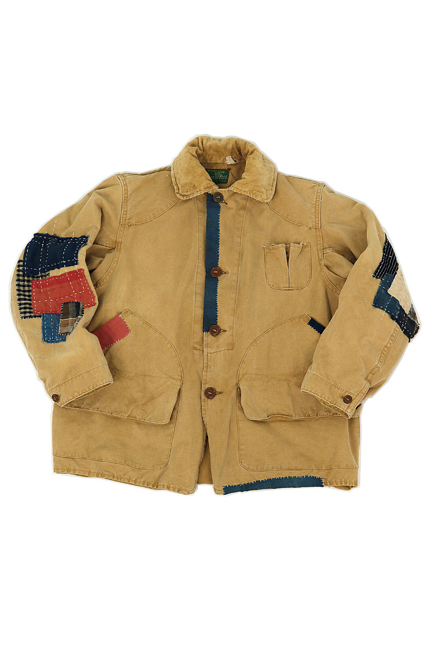 MITSUGU SASAKI】ビンテージリメイク×古布 パッチワーク ハンティング