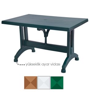 75x120 Plastik Masa AMT001 | Masa Sandalye | Sasilla