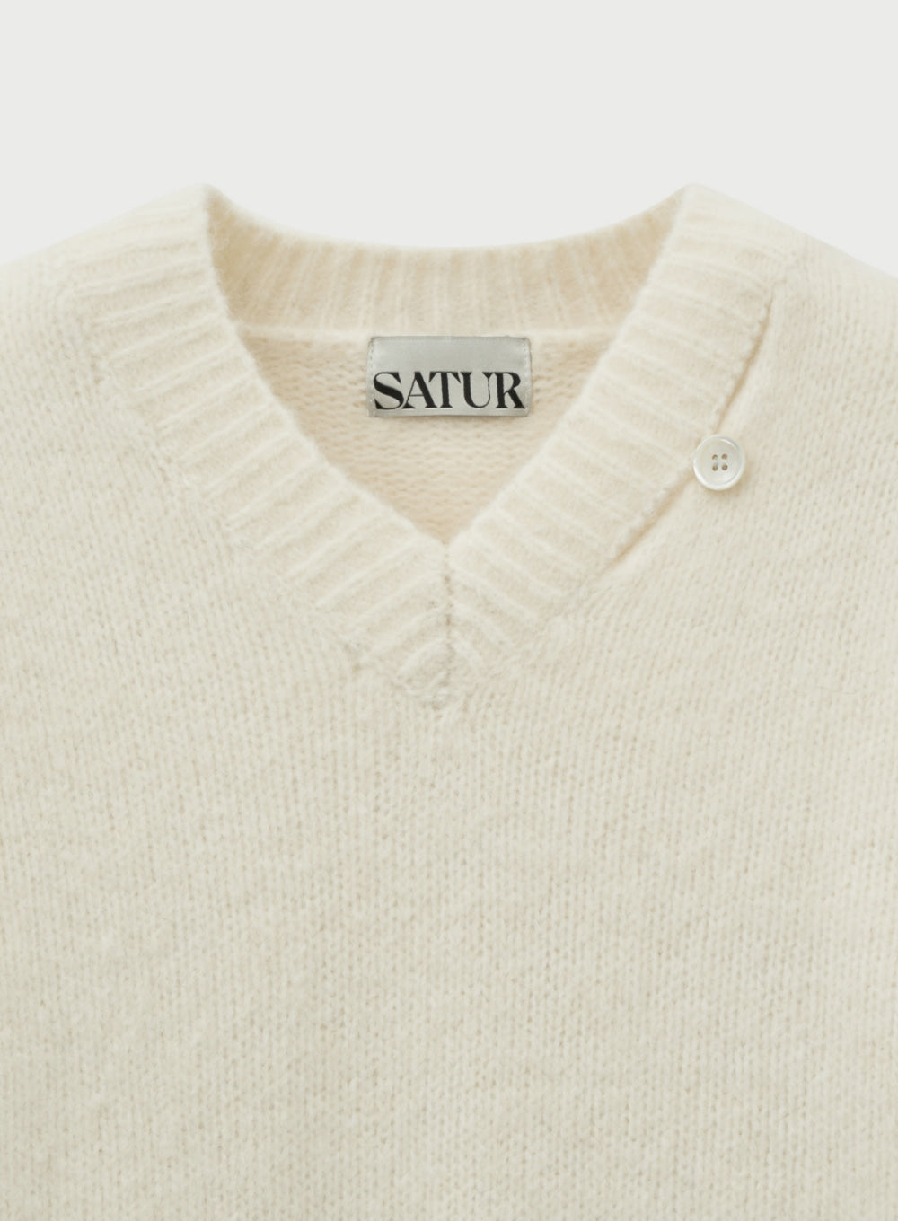 W) Essen Two-Tone Mohair Pullover Knit