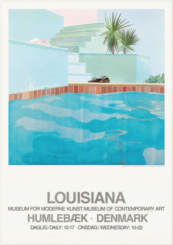 David Hockney: Pool and Steps, 1971 ポスター