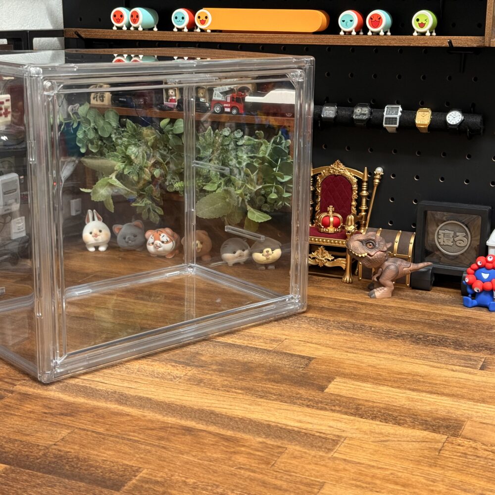 X(旧Twitter)で話題のDAISOから発売された｢透明コレクションケース｣で