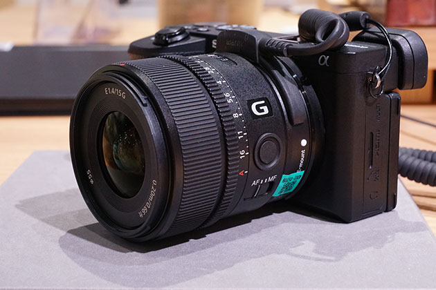 E 15mm F1.4G 展示体験レポート 携帯性抜群 APS-C 初のGレンズ単焦点