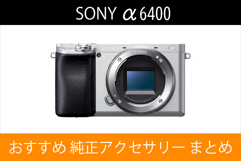 ソニー α6400 と一緒に使いたい おすすめ アクセサリー まとめ