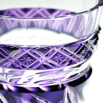 島津薩摩切子】 40周年タンブラー cut212 – ㈱島津興業 島津薩摩切子