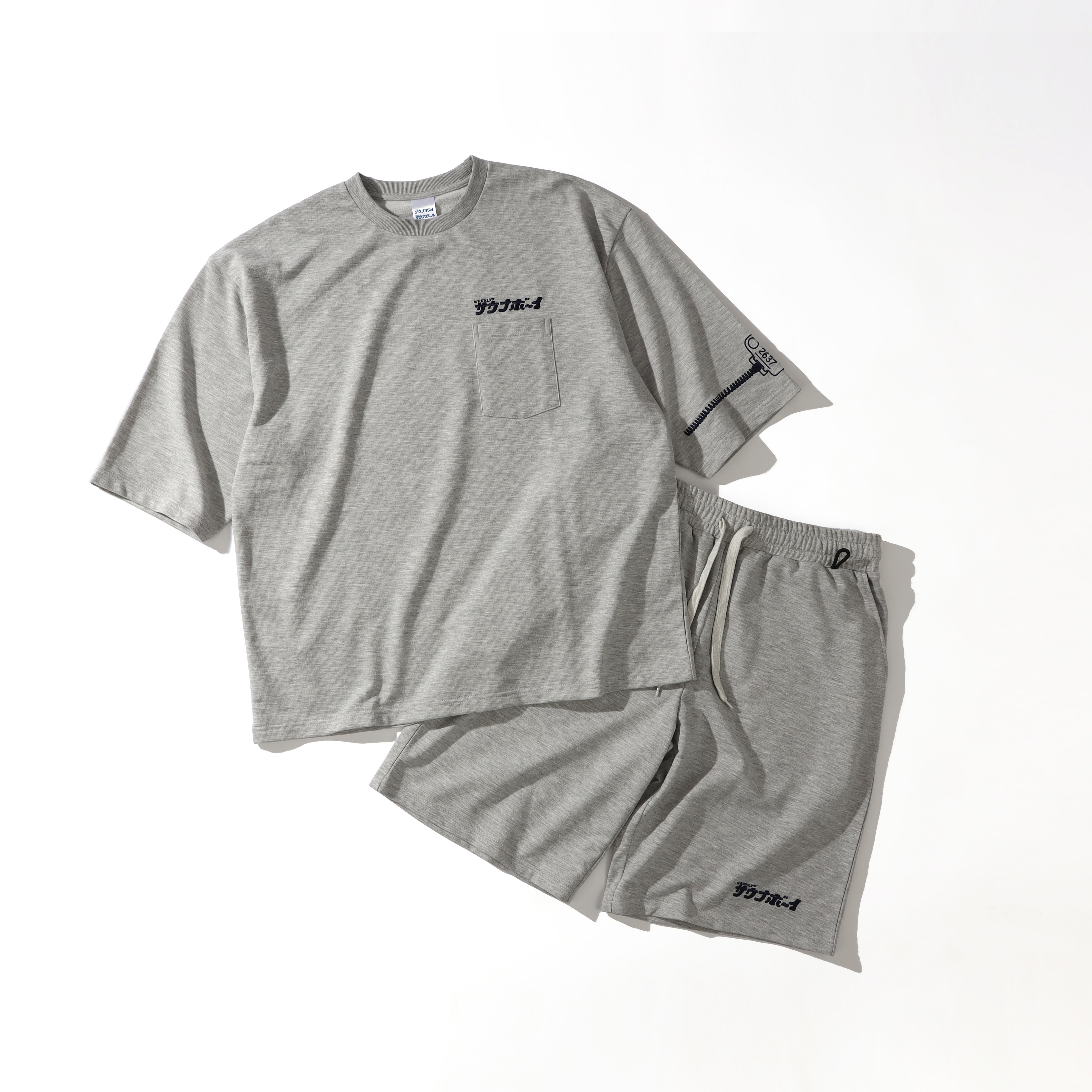 ロッカーキー「半袖短パンスウェットセットアップ」2024年ver. | 上下
