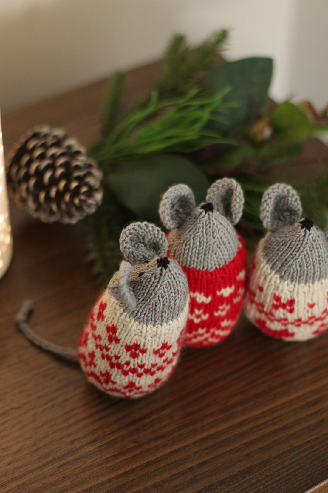 Nordic Christmas Mice | Knitting Kit – Say! Little Hen Shop