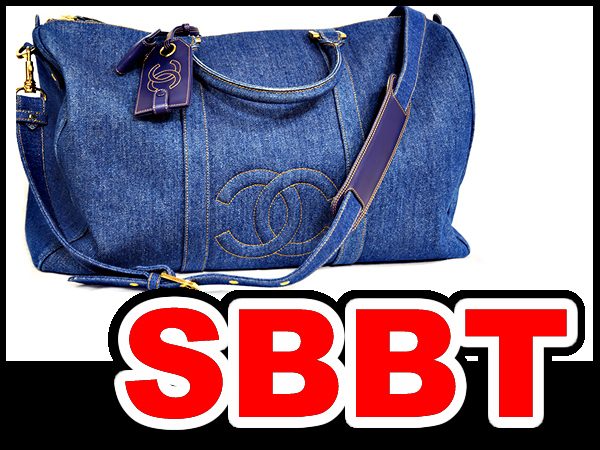 売切】シャネル デニム ボストンバッグ 青 未使用保管品！ | エルメス