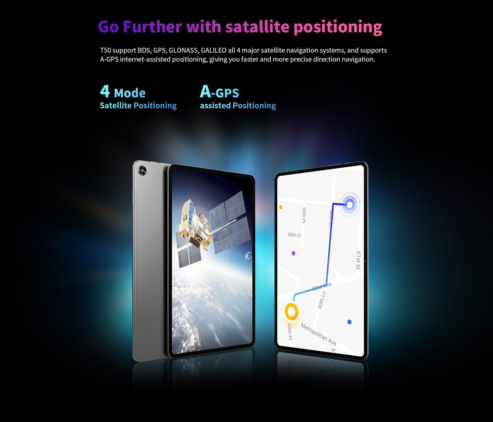 Teclast T50 Tablet - Android 11, 11 Inch, 8GB RAM, 128GB Storage