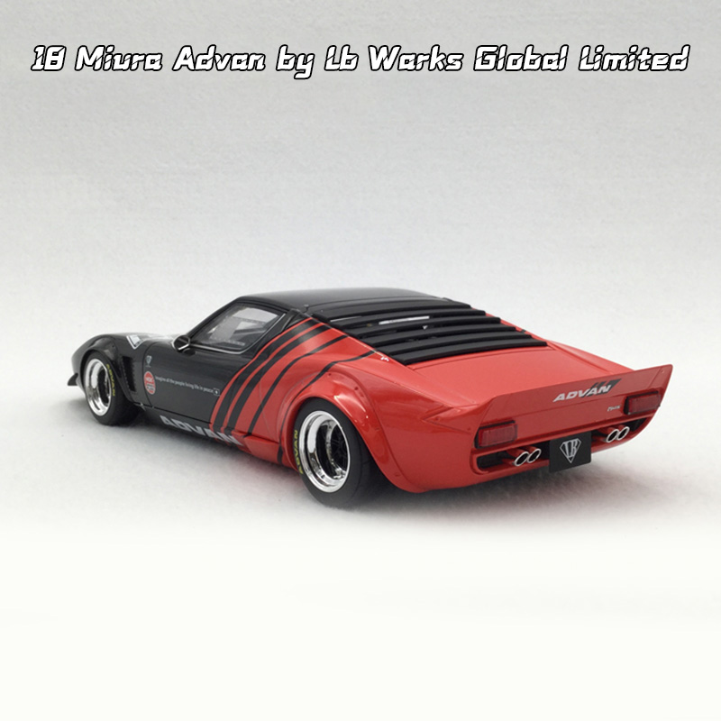 GT Spirit 1:18 Miura Advan Diecast Model - LB Works Edition