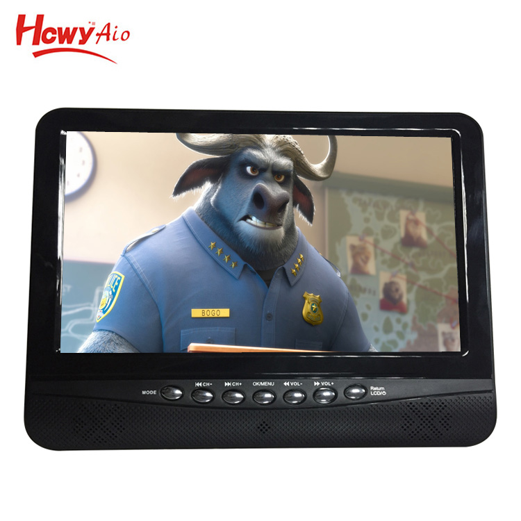 スーパー7インチTFT液晶カラーテレビ 12V車載液晶モニター ミニテレビ