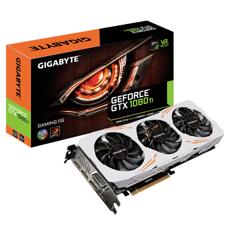 GIGABYTE NVIDIA GeForce GTX 1080 Tiゲーミング11G中古Graphhics