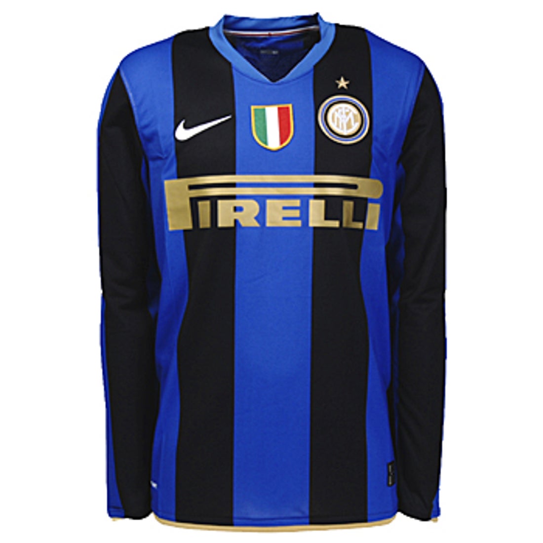 NIKE インテル 08/09 ユニフォーム ホーム 長袖【スクデットワッペン付