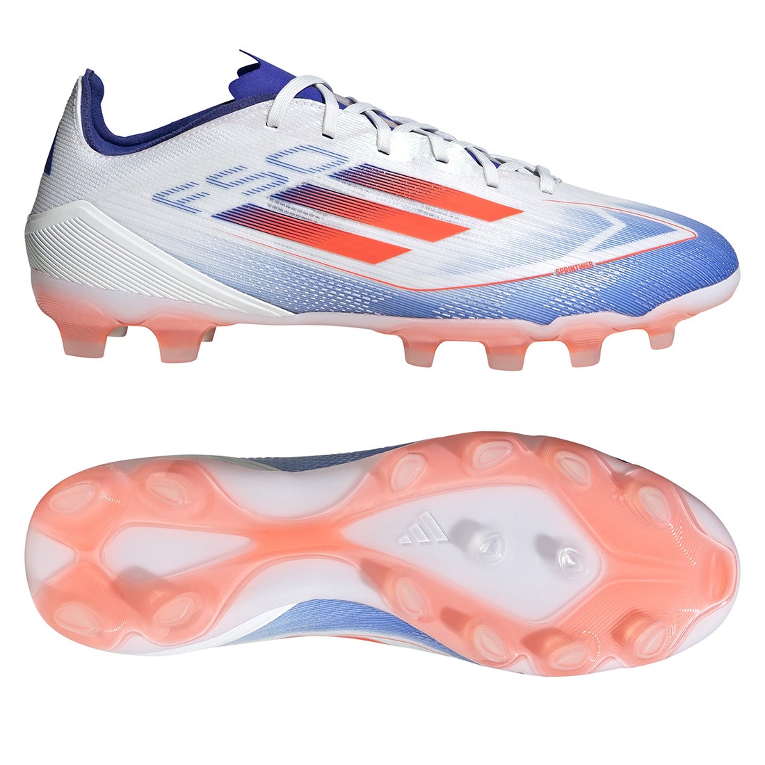 adidas アディダス F50 PRO HG/AG(ホワイト×レッド×ブルー) NIR03