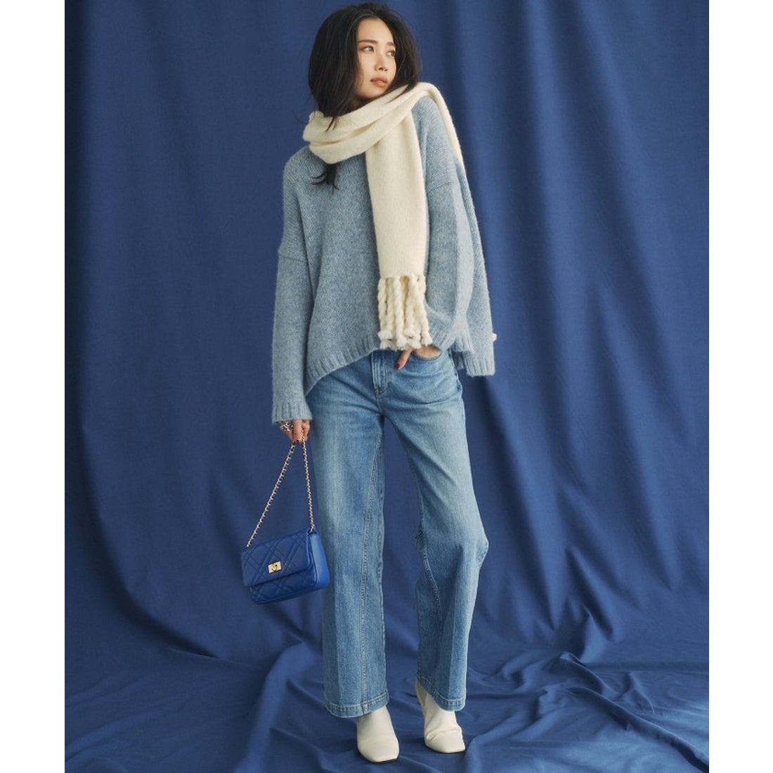 ニジュウサンク 23区 【滝沢眞規子さん着用】ベビーアルパカ