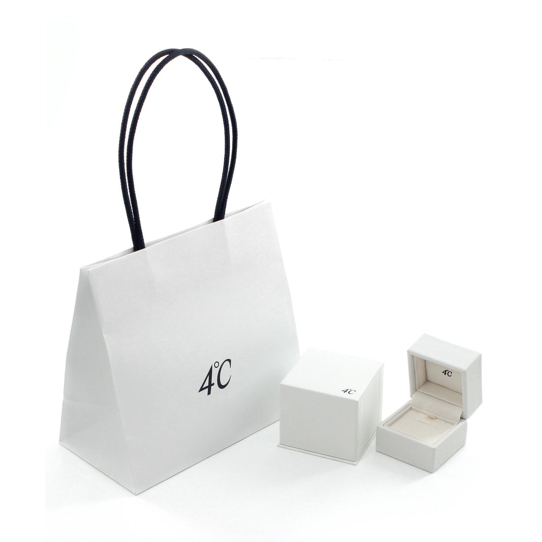 ヨンドシー 4℃ K10PG2連ブレスレット （ピンクゴールド