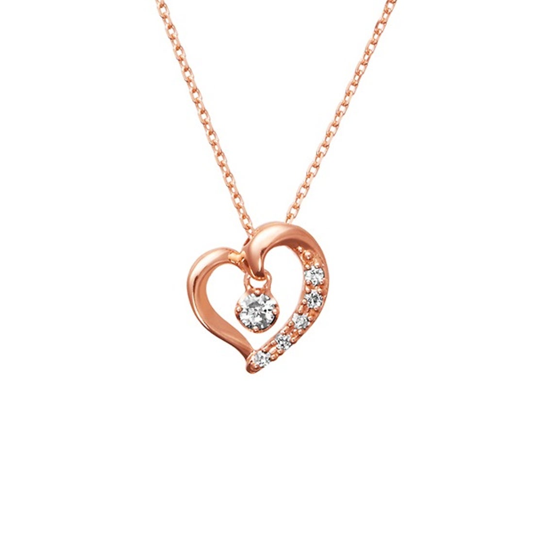 ヨンドシー 4℃ K18ピンクゴールドネックレス （ピンクゴールド