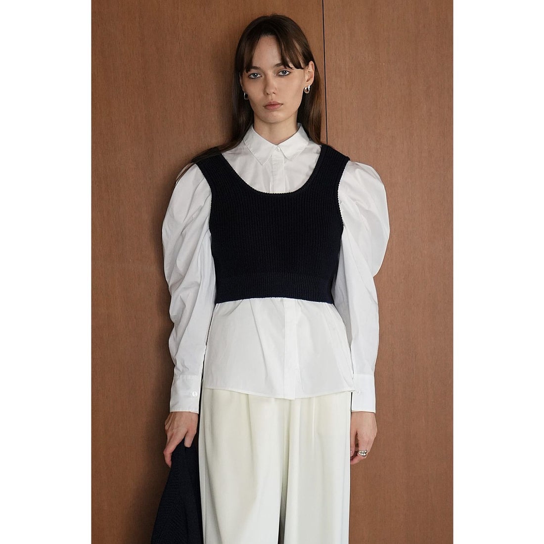 クラネ CLANE BUSTIER SET KNIT C/D （MINT） -アウトレット通販