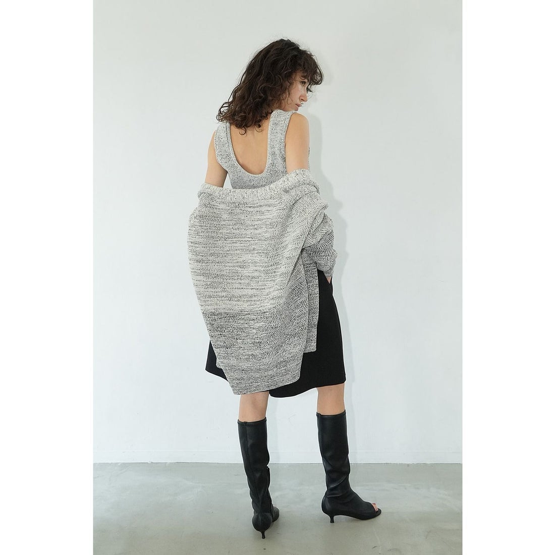 クラネ CLANE BUSTIER SET KNIT C/D （MINT） -アウトレット通販