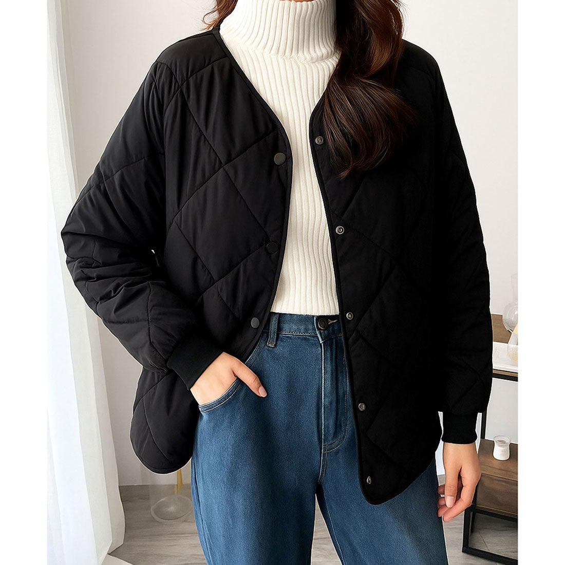 アミュレット Amulet キルティングジャケット レディース 軽量