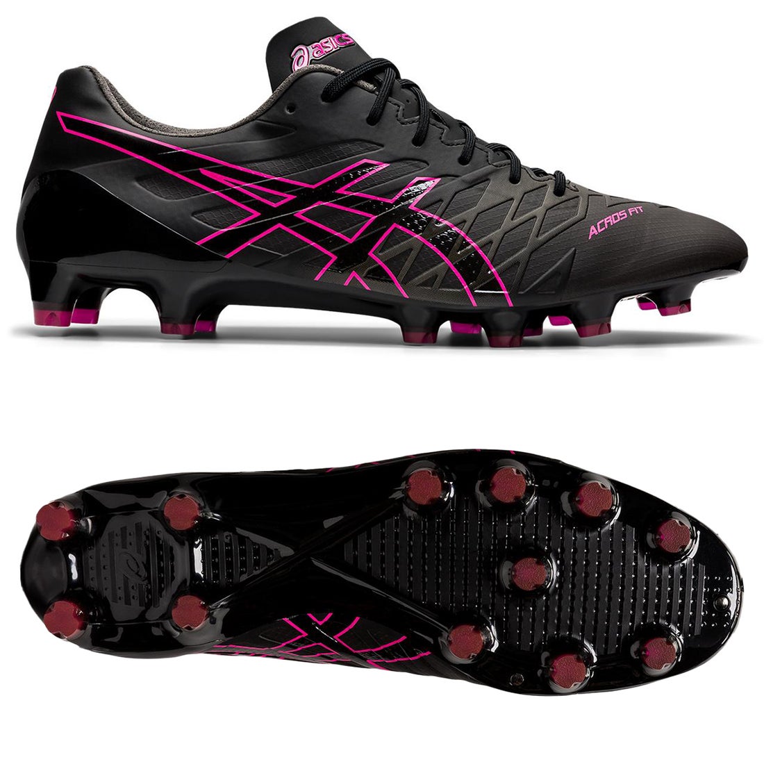 ASICS アシックス DS LIGHT ACROS(ブラック×ピンク) 1101A017 004