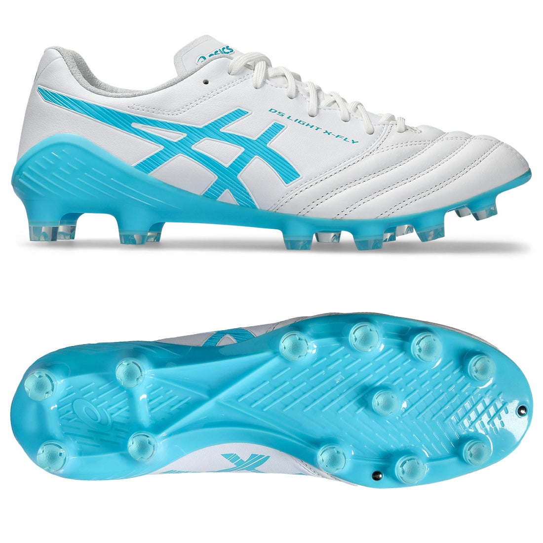 ASICS アシックス DS LIGHT X-FLY 5(ホワイト×ライトブルー) 1101A047