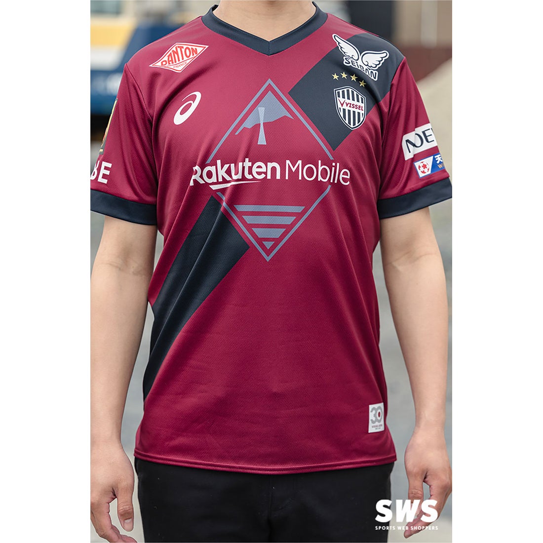 ASICS ヴィッセル神戸 2025 ユニフォーム ホーム 半袖 レプリカ