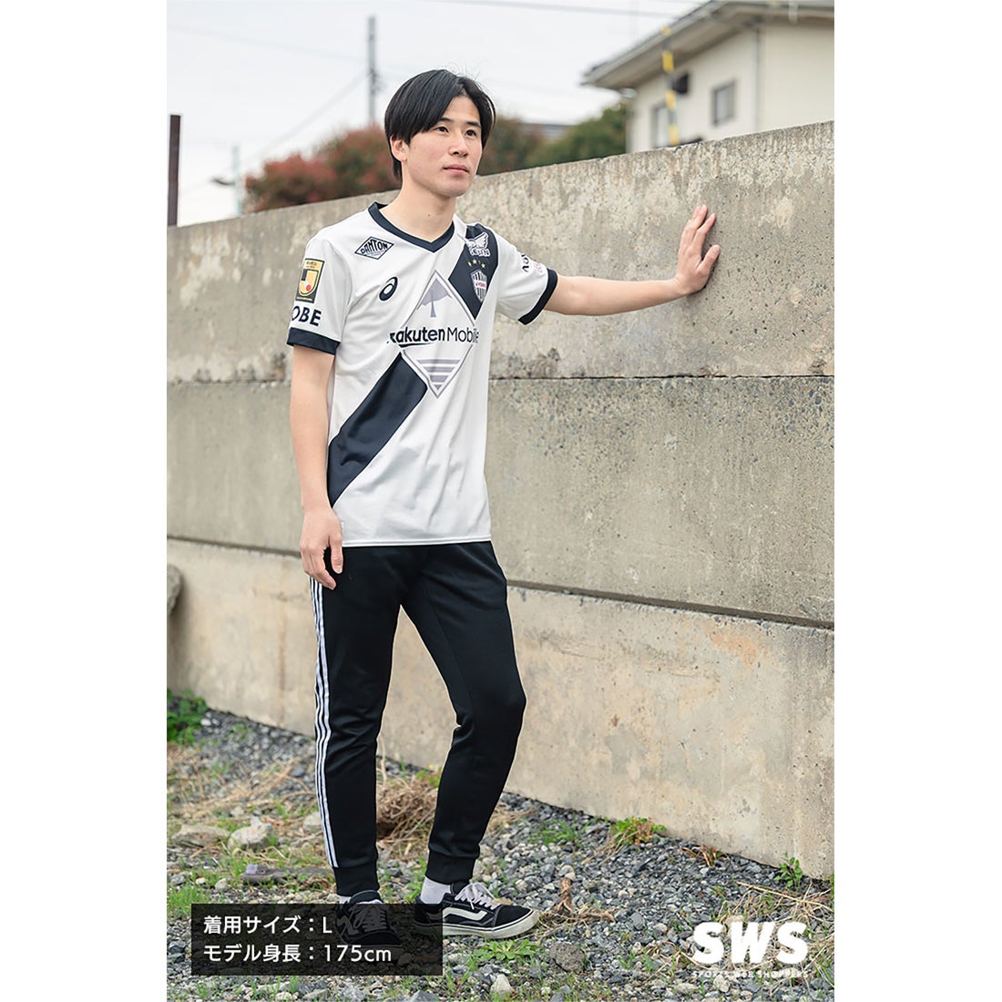 ASICS ヴィッセル神戸 2025 ユニフォーム アウェイ 半袖 レプリカ