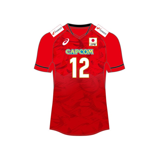 ASICS バレーボール男子日本代表番号応援Tシャツ #12.高橋藍 2053A150