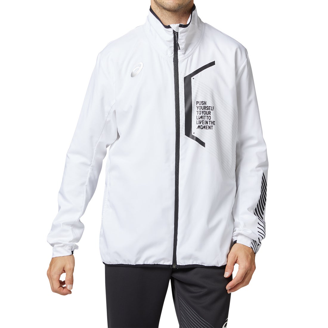 ASICS アシックス LIMOストレッチクロスジャケット(ホワイト) 2031B185